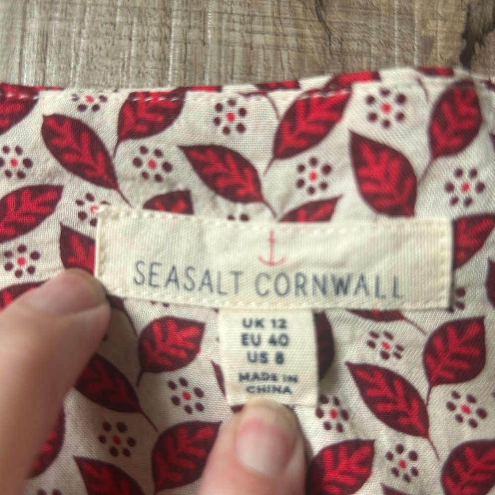 Seasalt Cornwall long sleeve blouse size 8 - Picture 7 of 7